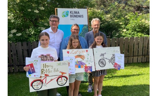 Crazy Bike Wettbewerb: Große Auszeichnung für die Volksschule Heinfels