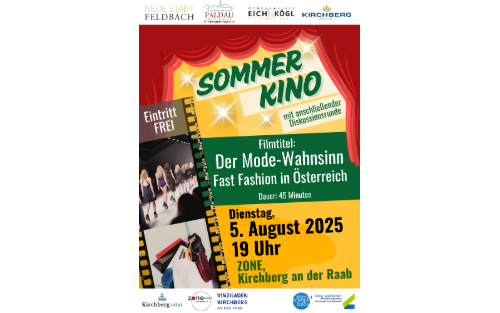 Sommerkino mit Diskussionsrunde in Kirchberg an der Raab