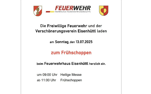 Frühschoppen der FF Eisenhüttl & Verschönerungsverein Eisenhüttl