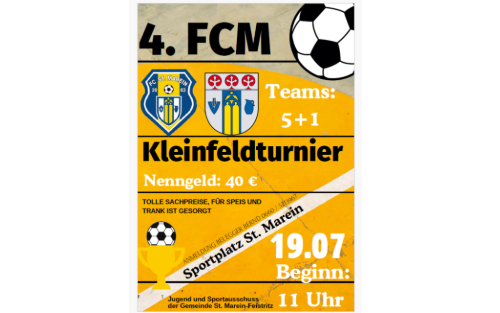 19.07.2025 4. FCM Kleinfeldtunier, Sportplatz St. Marein