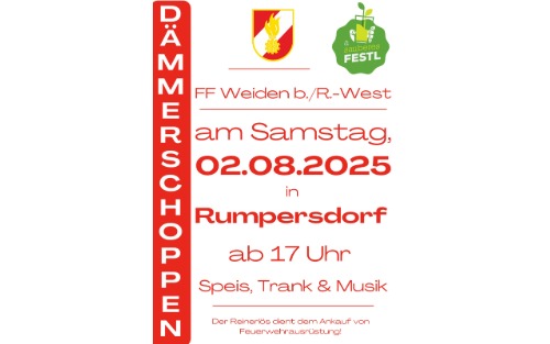 02.08.2025 FF Weiden b./R.-West - Dämmerschoppen, Rumpersdorf
