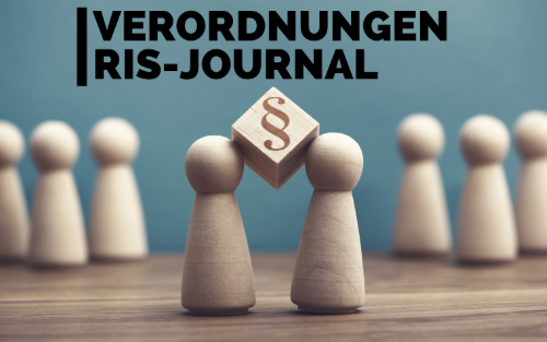 Veröffentlichung der Verordnungen im RIS-Journal
