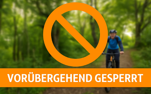 Wegsperre– Mountainbikeweg „Alte Kreuzbergstraße“ (W3 / M1)
