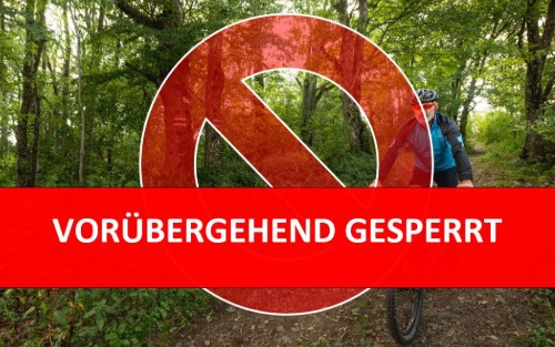 Wegsperre– Mountainbikeweg „Alte Kreuzbergstraße“ (W3 / M1)