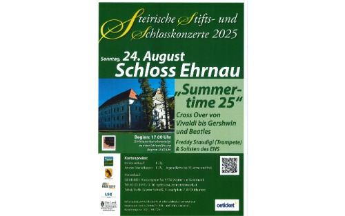 Schloss Ehrnau: Stifts- und Schlosskonzerte Summertime