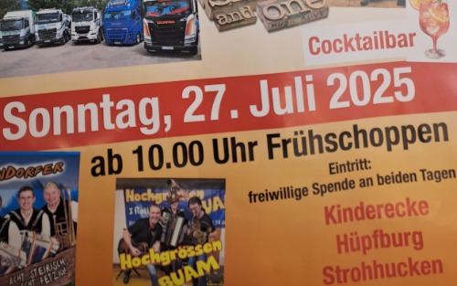 Frühschoppen beim Ennsimbiss - Umfahrung Stainach