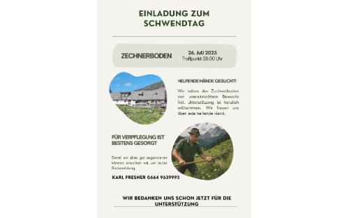 26.07.2025 Schwendtag Zechnerboden, Zechnerboden