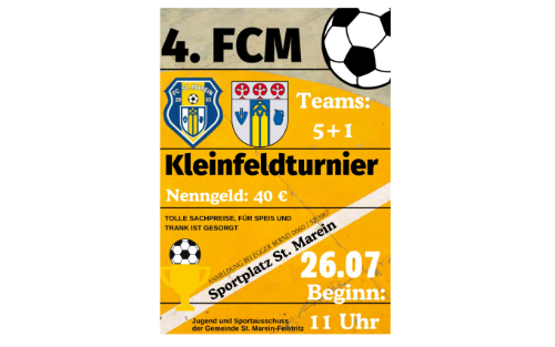26.07.2025 4. FCM Kleinfeldturnier, Sportplatz St. Marein