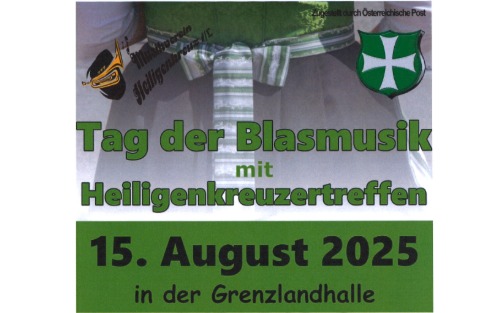 15.08.2025 Musikverein Heiligenkreuz i.L./Tag der Blasmusik und Heiligenkreuzertreffen, am Platz des Bildungszentrums Heiligenkreuz i.L.