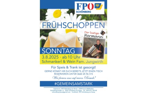 03.08.2025 Frühschoppen der FPÖ, Schmankerl & Wein Jungwirth