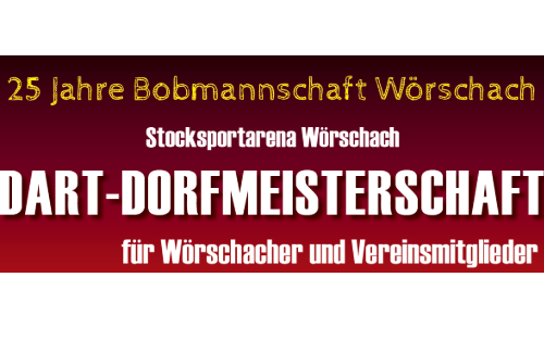 16.08.2025 Dart-Dorfmeisterschaft 2025 der Bobmannschaft, Stocksportarena