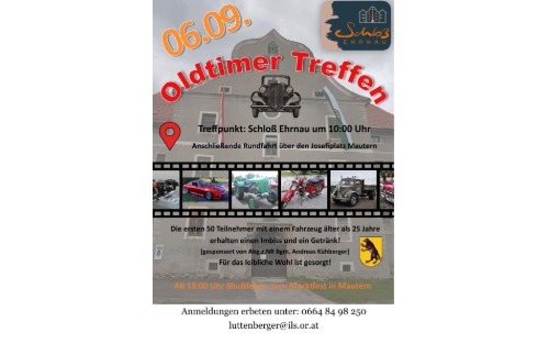Schloss Ehrnau: Oldtimertreffen