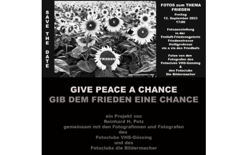 Friedensgalerie - Gib dem Frieden eine Chance