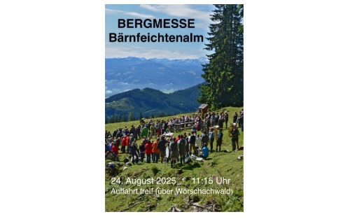 24.08.2025 Bergmesse auf der Bärnfeichtnalm, 