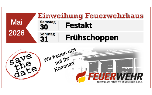 Einweihung Feuerwehrhaus Neuhaus/Klb.