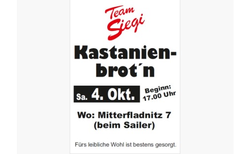 04.10.2025 Team Siegi Kastanienbrot'n, Mitterfladnitz 7 beim Sailer