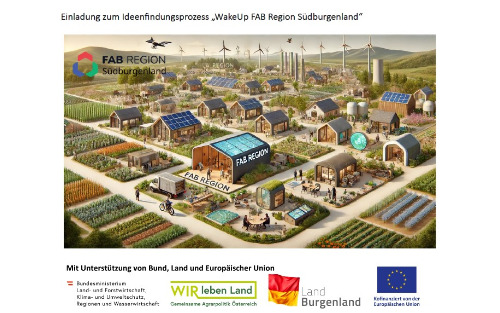 Einladung zum Ideenfindungsprozess „WakeUp FAB Region Südburgenland“