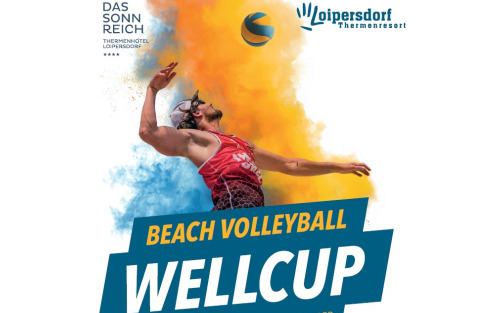 Beach Volleyball Wellcup am 31. August in der Therme Loipersdorf