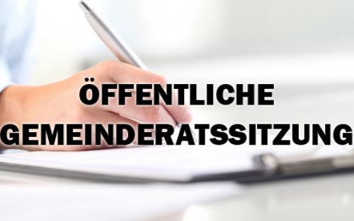 Einladung zur Gemeinderatssitzung am 03.09.2025