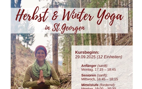 Herbst und Winter Yoga