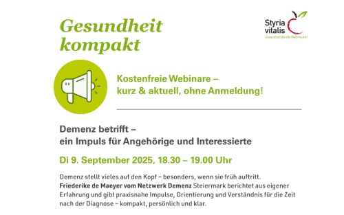 Gesundheit kompakt - Webinare