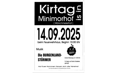 28.08.2025 Kirtag Mönchmeierhof, Feuerwehrhaus Mönchmeierhof