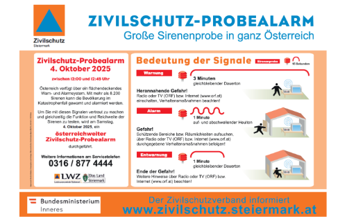 ZIVILSCHUTZ-PROBEALARM 04.10.2025