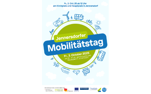03.10.2025 1. Mobilitätstag in Jenersdorf, Kirchplatz bzw. Hauptplatz in Jennersdorf
