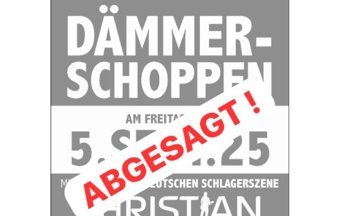 05.09.2025 ABGESAGT // Dämmerschoppen // ABGESAGT, Kirchplatz