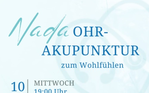 24.09.2025 Nada Ohrakupunktur, Haus der Begegnung