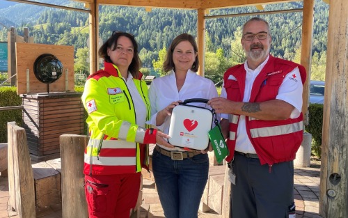 LEBEN RETTEN - Defibrillatoren Landkarte Weissensee