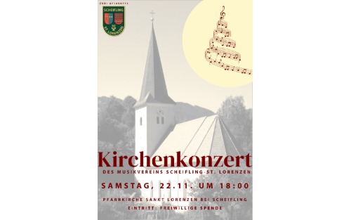 Kirchenkonzert des MV Scheifling-St. Lorenzen