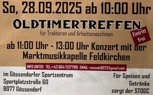 2 Tage Oldtimerfest in Gössendorf