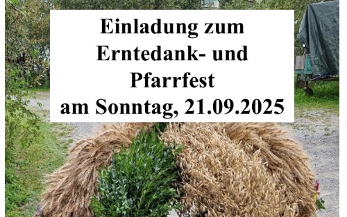 21.09.2025 Erntedank und Pfarrfest, Pavillon