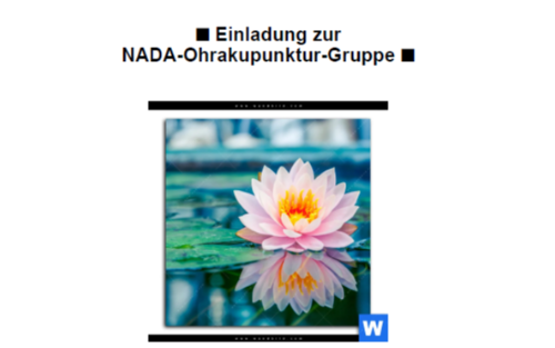 NADA Ohrakupunktur Gruppe