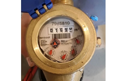 Wasserzählerablesung