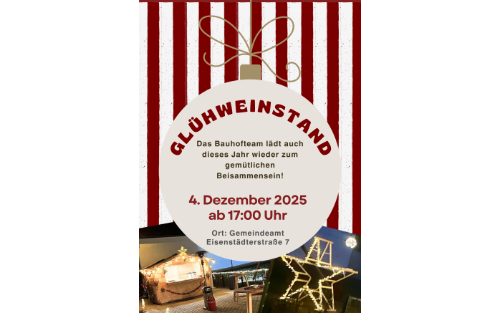 04.12.2025 Glühweinstand des Bauhofes, Gemeindeamt Draßburg