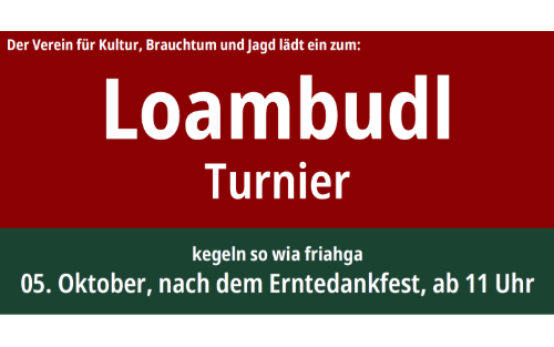 05.10.2025 Loambudl-Turnier, Marktplatz