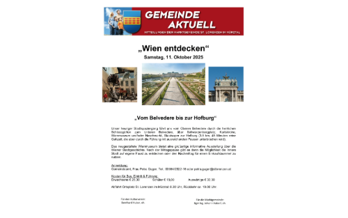 Gemeinde aktuell - Wien entdecken