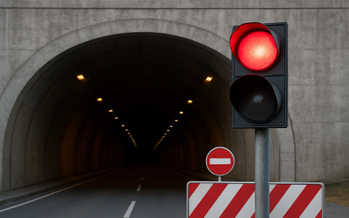 Sperren Gleinalmtunnel - Instandhaltungsmaßnahmen / Tunnelwascharbeiten