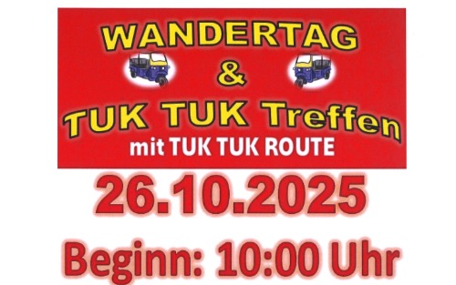 Wandertag & TUK TUK Treffen