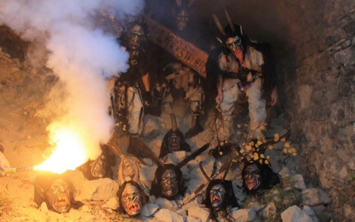 Krampuslauf Stefaner Bergwerks Teufeln