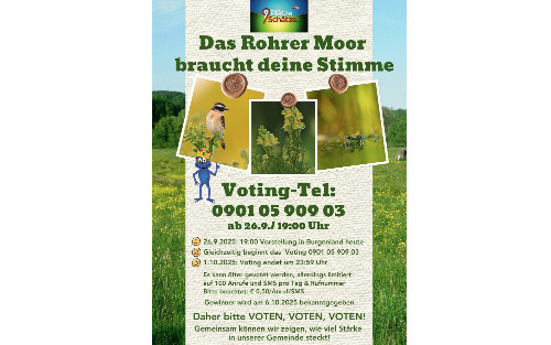 Voting für das Rohrer Moor