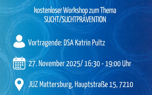 LJR Workshop - Sucht erkennen und handeln