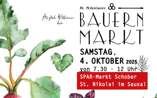 04.10.2025 Bauernmarkt, SPAR-Markt Schober
