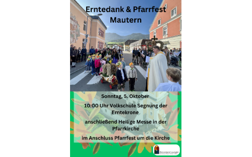 05.10.2025 Röm.-kath. Pfarre: Erntedankfest mit Pfarrfest, Kirchhof