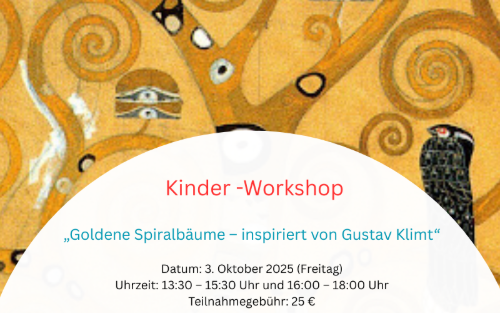 03.10.2025 Kinder-Workshop, Atelier Pirer, Anna Neumann Straße 25