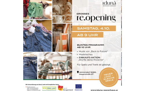 04.10.2025 Großes re.opening des Iduna Secondhand-Warenhauses, Iduna Jennersdorf, Hauptstrasse 27