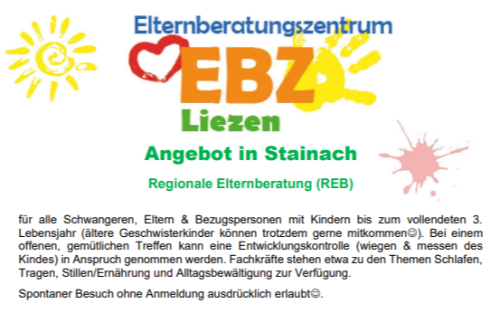 Regionale Elternberatung Stainach