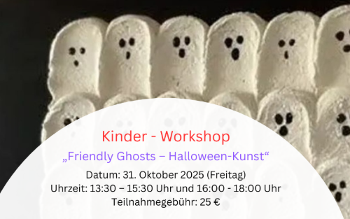31.10.2025 Kinder-Workshop, Atelier Pirer, Anna Neumann Straße 25